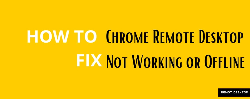 chrome remote desktop host installer not running